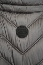 Load image into Gallery viewer, Calvin Klein Silver Chevron Puffer Vest
