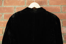 Load image into Gallery viewer, Vintage Black Velvet Blazer
