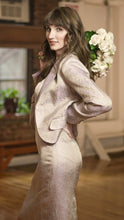 Load image into Gallery viewer, Marciano Lilac Metallic Halter Dress
